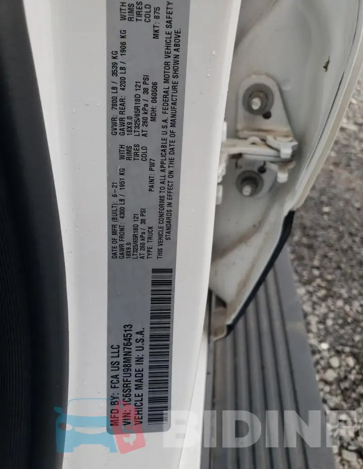 1C6SRFU98MN764513 Photo# 12