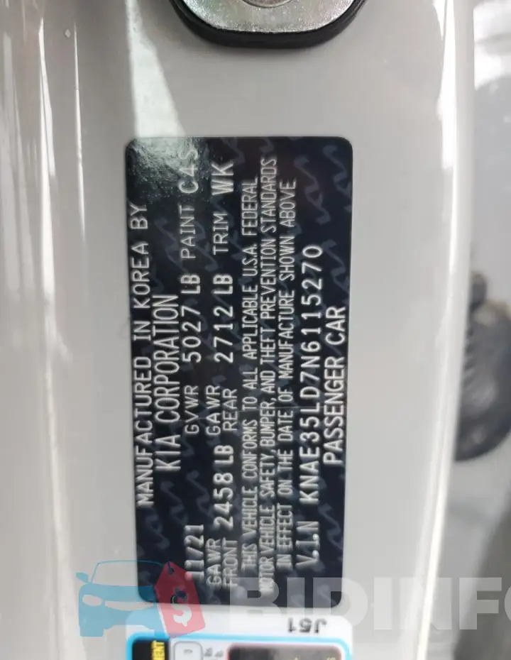 KNAE35LD7N6115270 Photo# 12