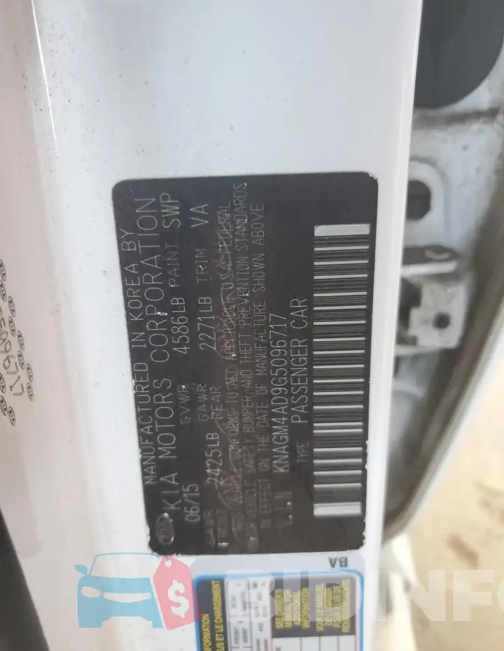 KNAGM4AD9G5096717 Photo# 13