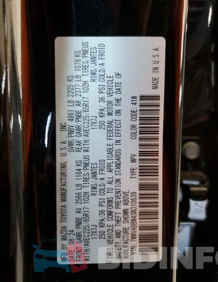 7MMVABBM4SN310639 Photo# 14