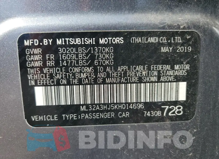 ML32A3HJ5KH014696 Photo# 12