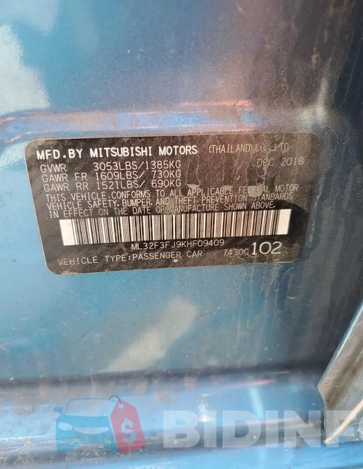 ML32F3FJ9KHF09409 Photo# 12