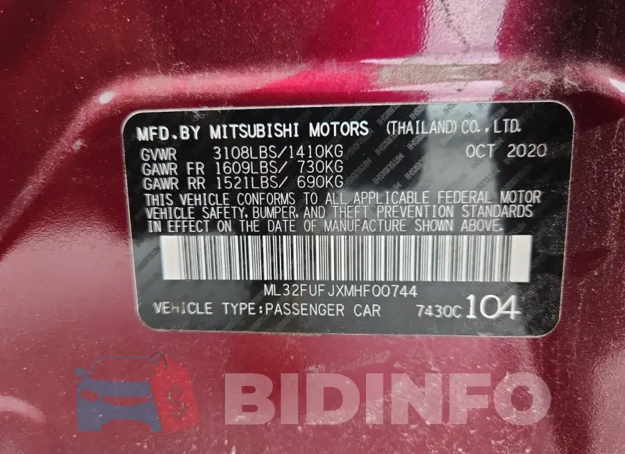 ML32FUFJXMHF00744 Photo# 12