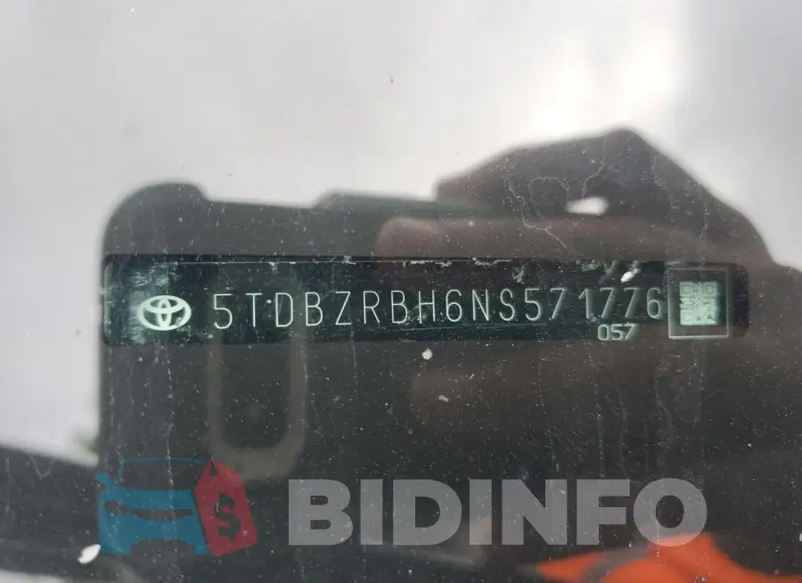 5TDBZRBH6NS571776 Photo# 13