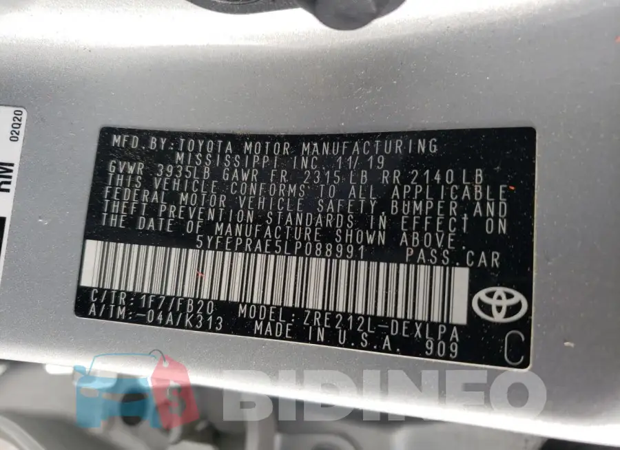 5YFEPRAE5LP088991 Photo# 12