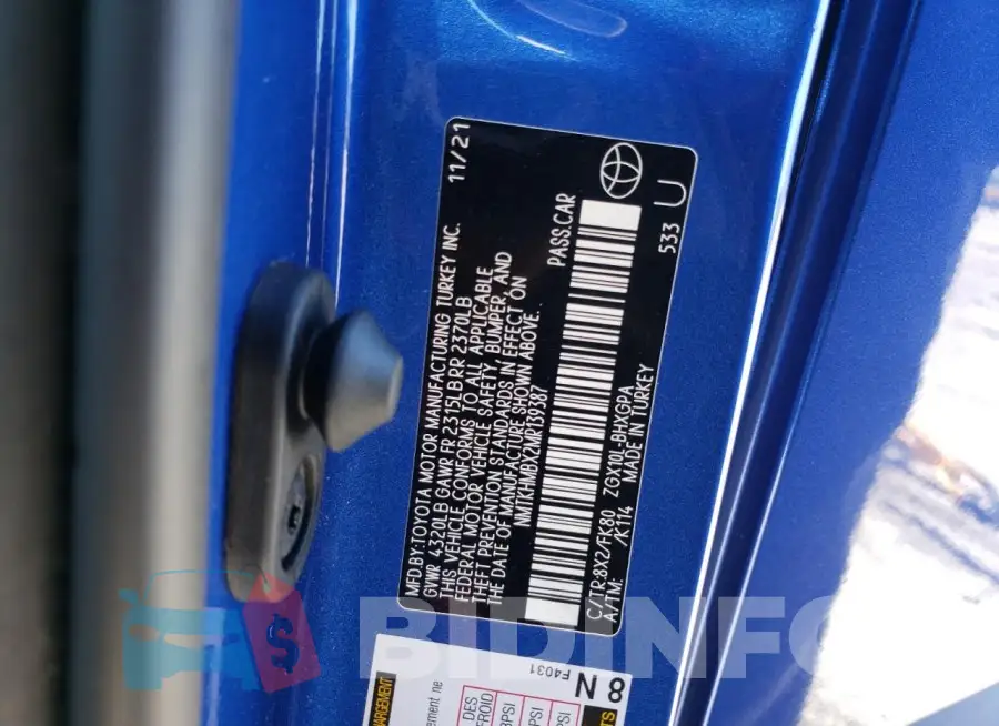 NMTKHMBX2MR139387 Photo# 12