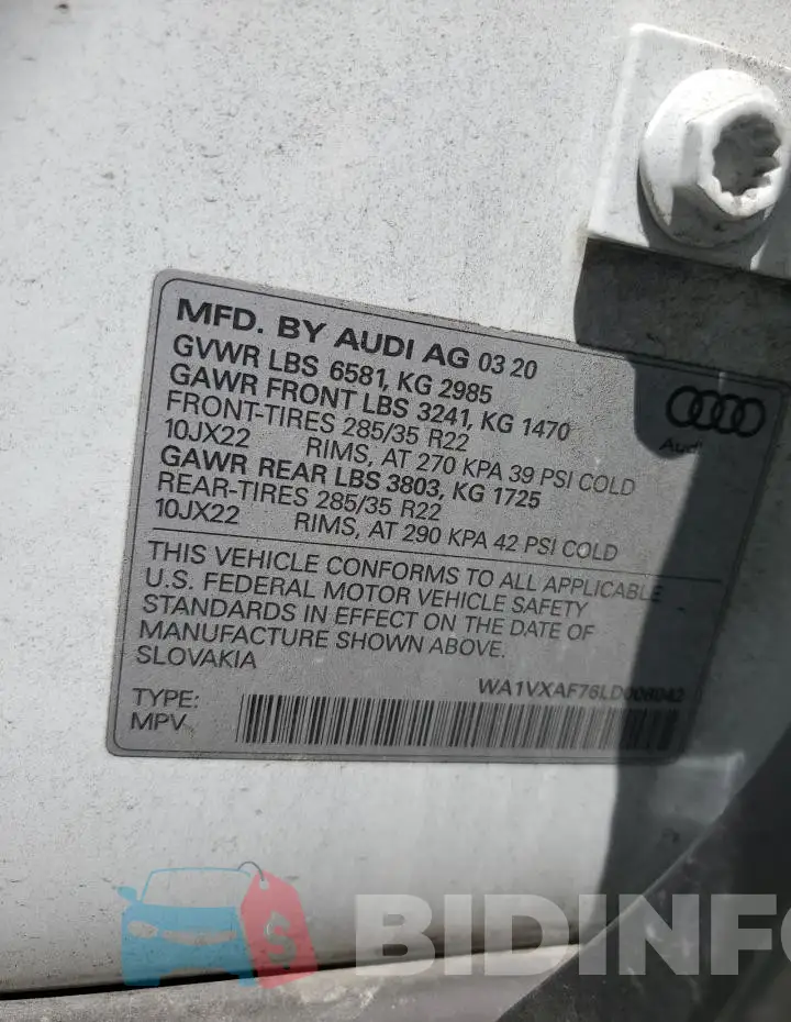 WA1VXAF76LD008042 Photo# 13