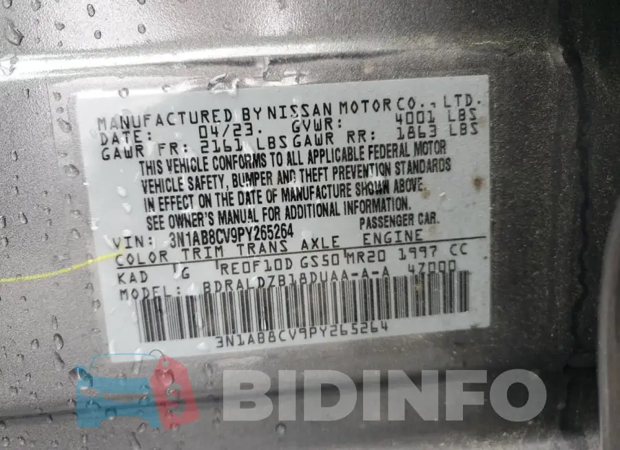 3N1AB8CV9PY265264 Photo# 12