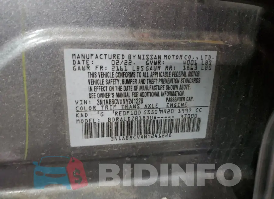 3N1AB8CVXNY241228 Photo# 12