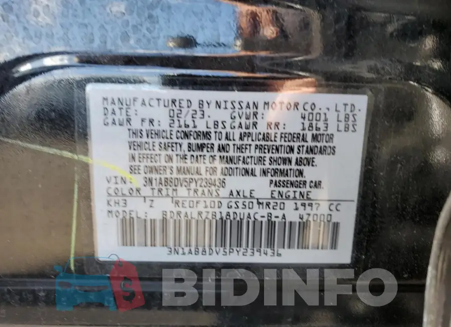 3N1AB8DV5PY239436 Photo# 12