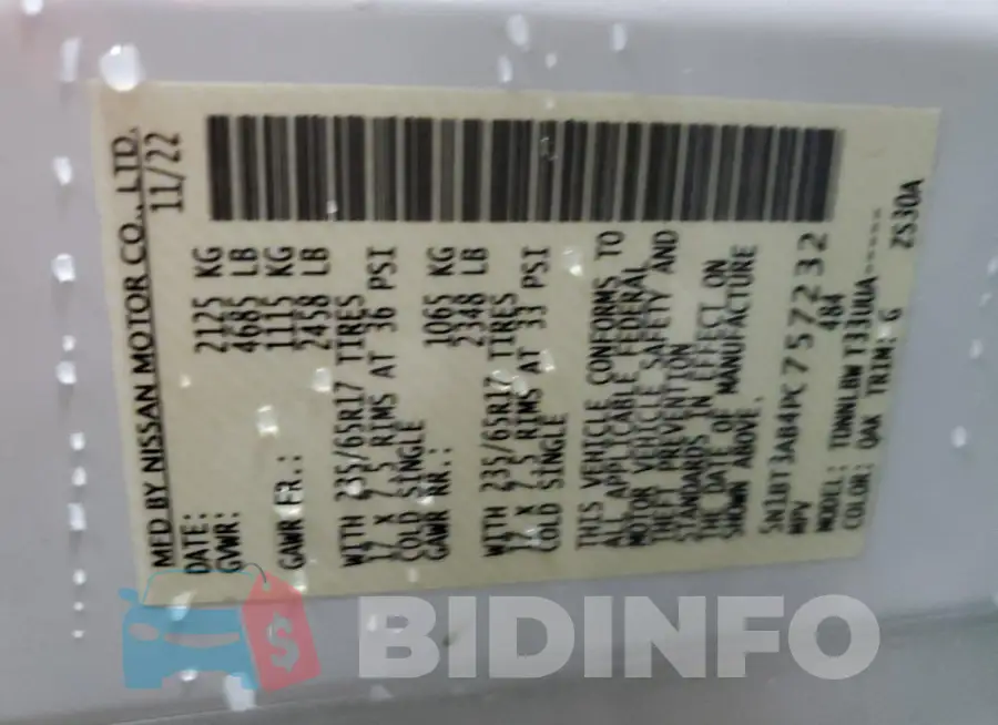 5N1BT3AB4PC757232 Photo# 13