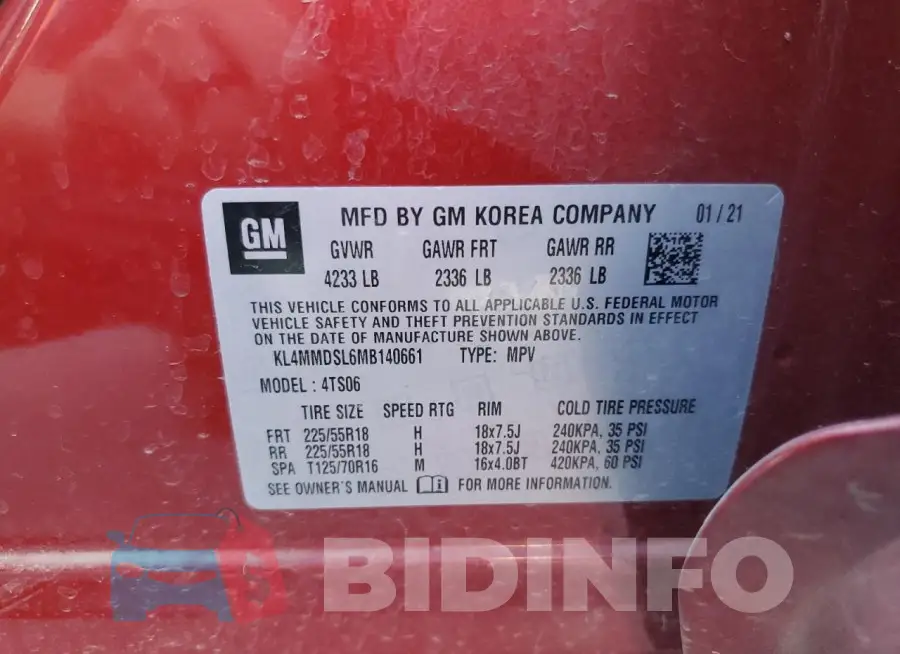 KL4MMDSL6MB140661 Photo# 13