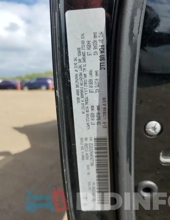 2C3CDZAG4KH677380 Photo# 12