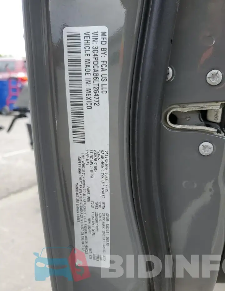 3C4PDCAB6LT264772 Photo# 13