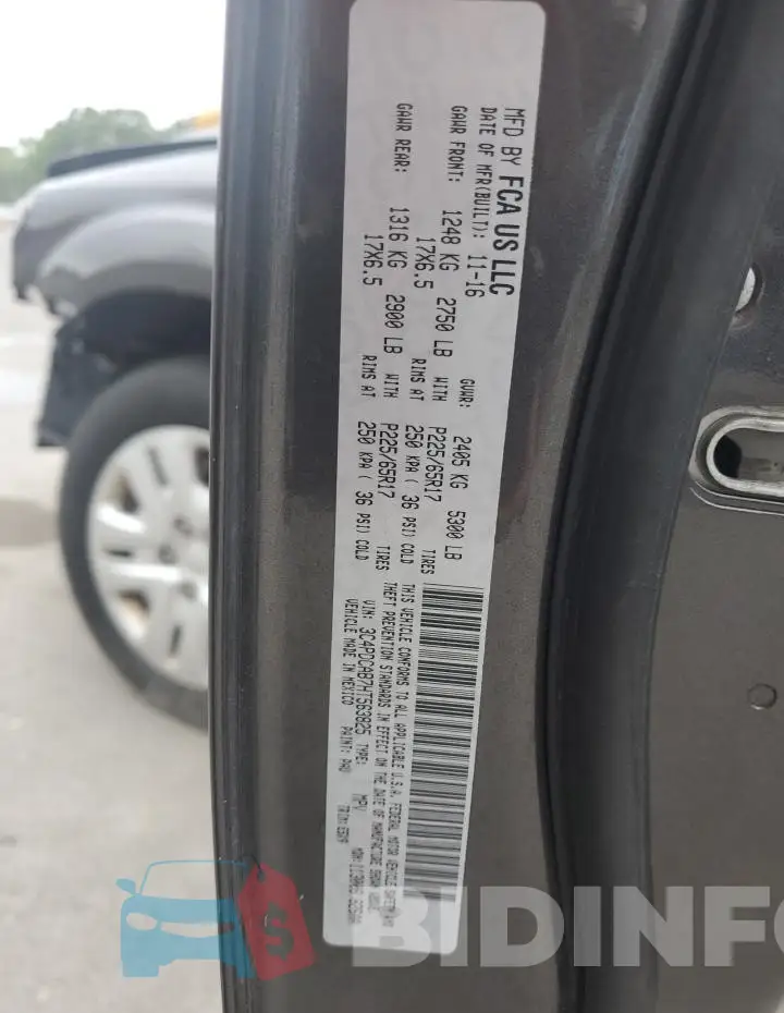 3C4PDCAB7HT563825 Photo# 13