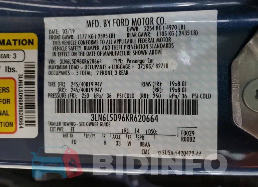3LN6L5D96KR620664 Photo# 13