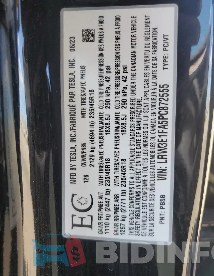 LRW3E1FA5PC872555 Photo# 12