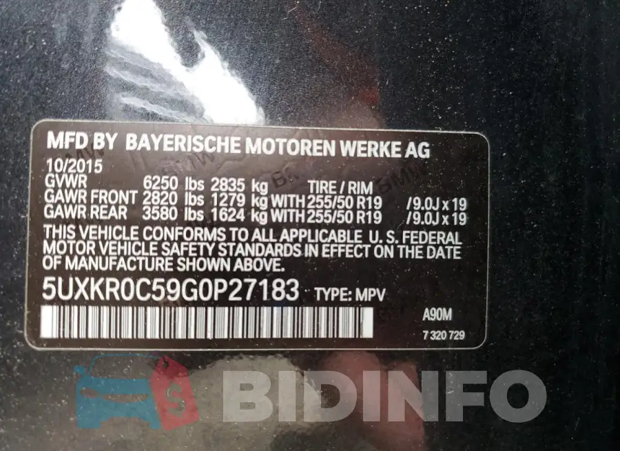 5UXKR0C59G0P27183 Photo# 13