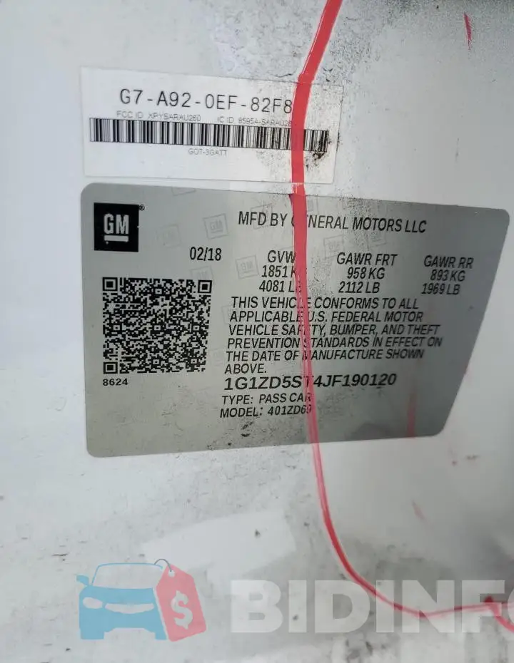 1G1ZD5ST4JF190120 Photo# 12
