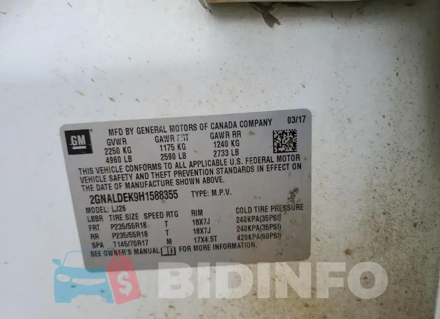 2GNALDEK9H1588355 Photo# 13