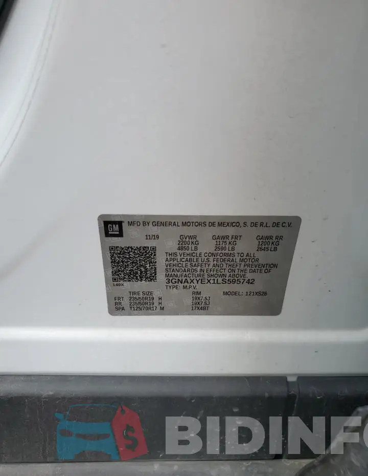 3GNAXYEX1LS595742 Photo# 13