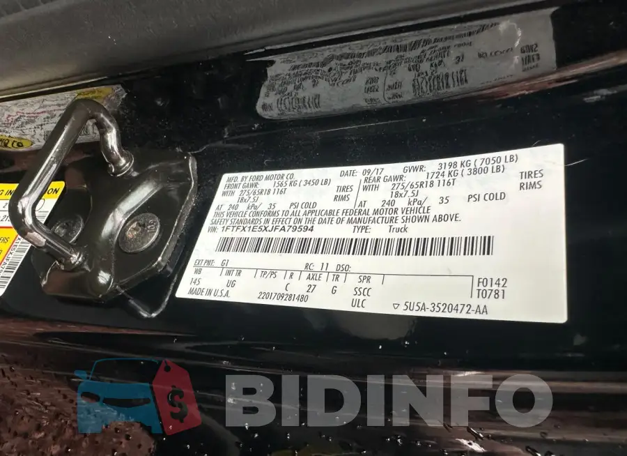 1FTFX1E5XJFA79594 Photo# 10