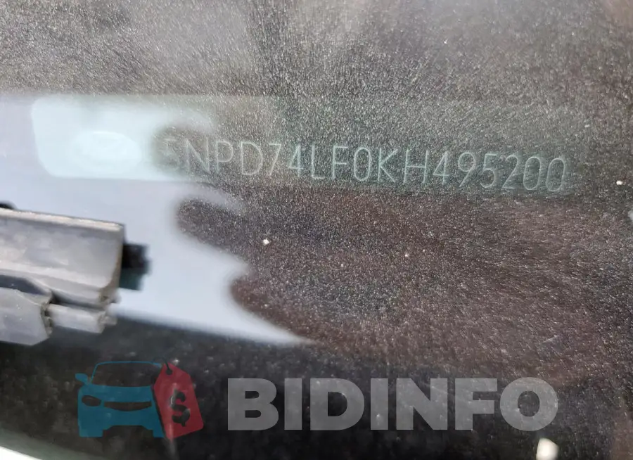 5NPD74LF0KH495200 Photo# 12