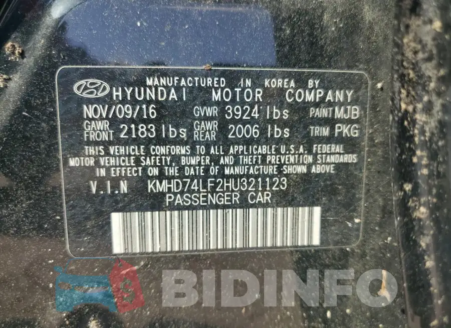 KMHD74LF2HU321123 Photo# 12