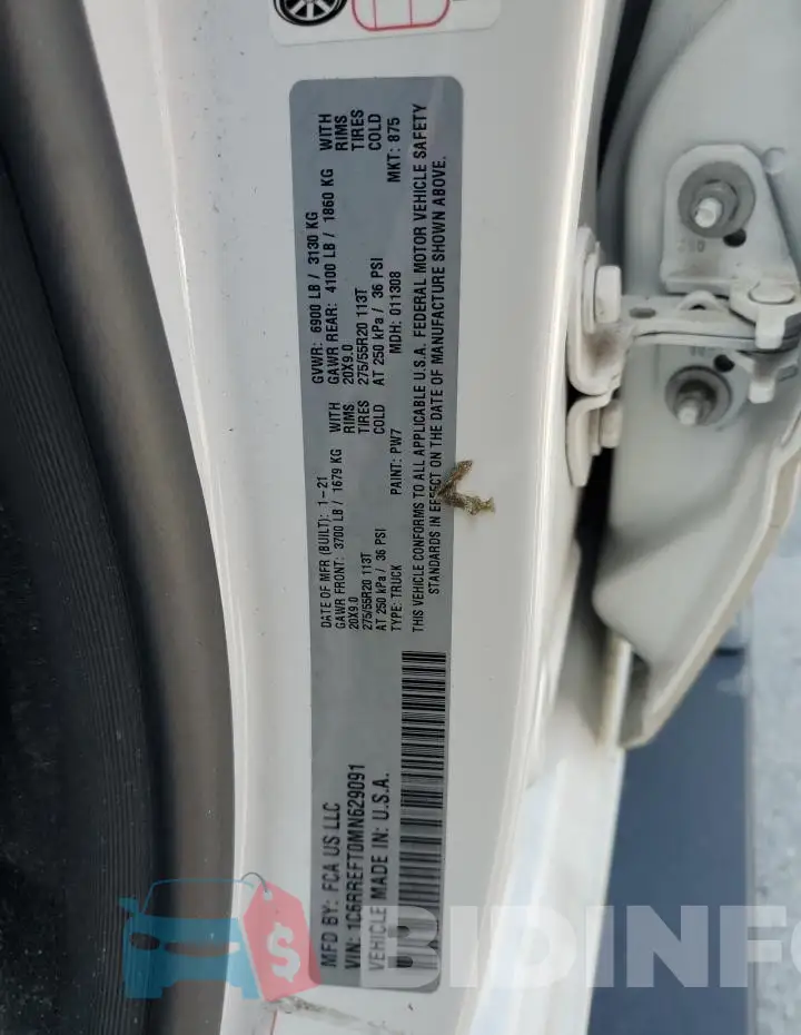 1C6RREFT0MN629091 Photo# 13