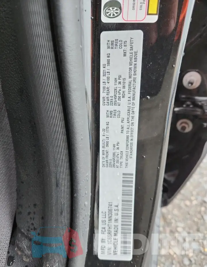 1C6SRFHT1NN306741 Photo# 12