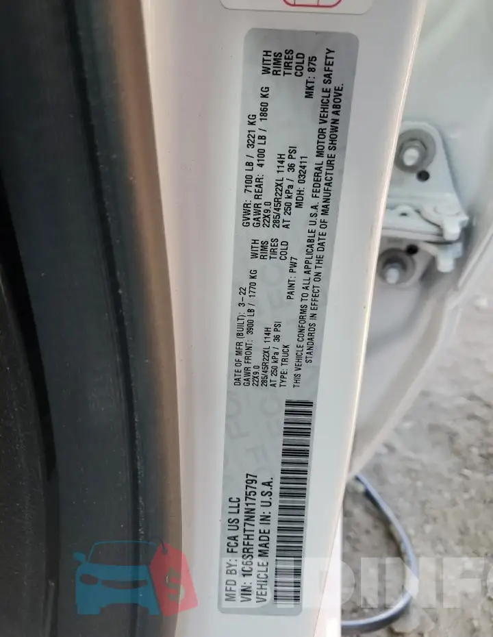 1C6SRFHT7NN175797 Photo# 12