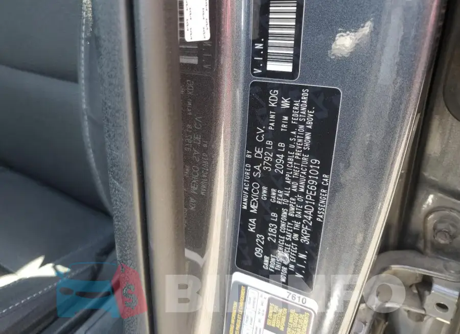 3KPF24AD1PE691019 Photo# 13