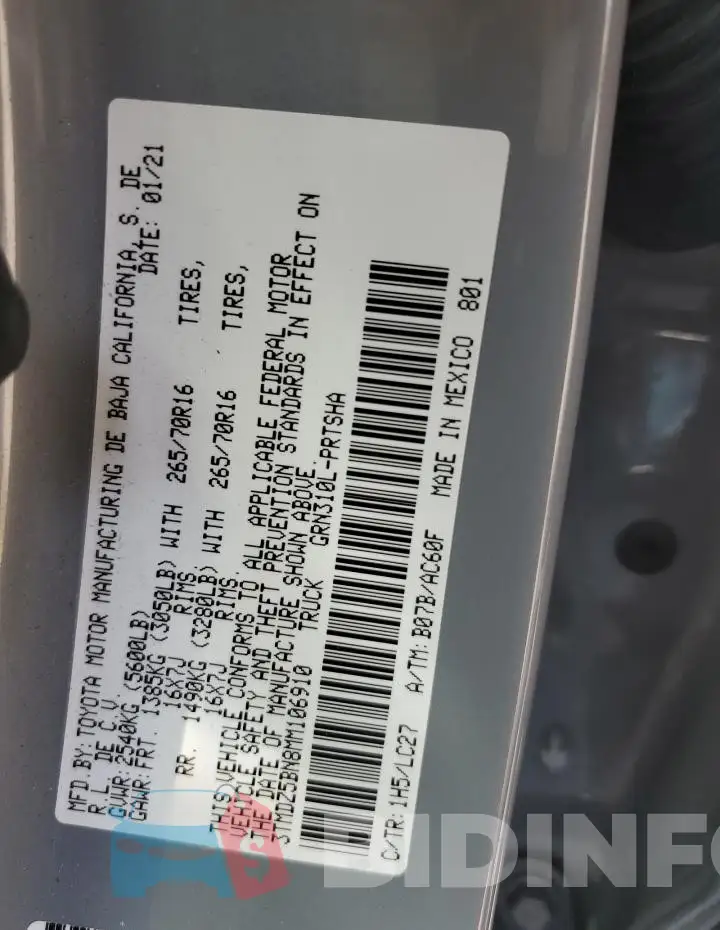3TMDZ5BN8MM106910 Photo# 12