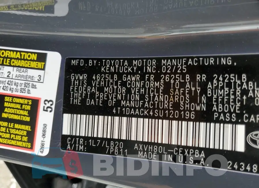 4T1DAACK4SU120196 Photo# 12