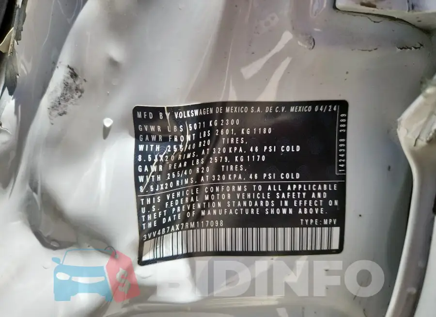 3VV4B7AX7RM117098 Photo# 13
