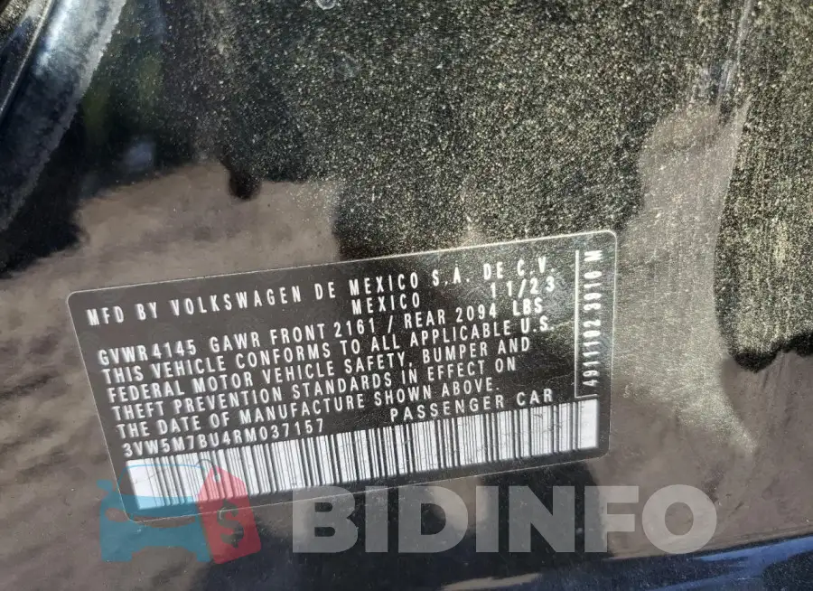 3VW5M7BU4RM037157 Photo# 12