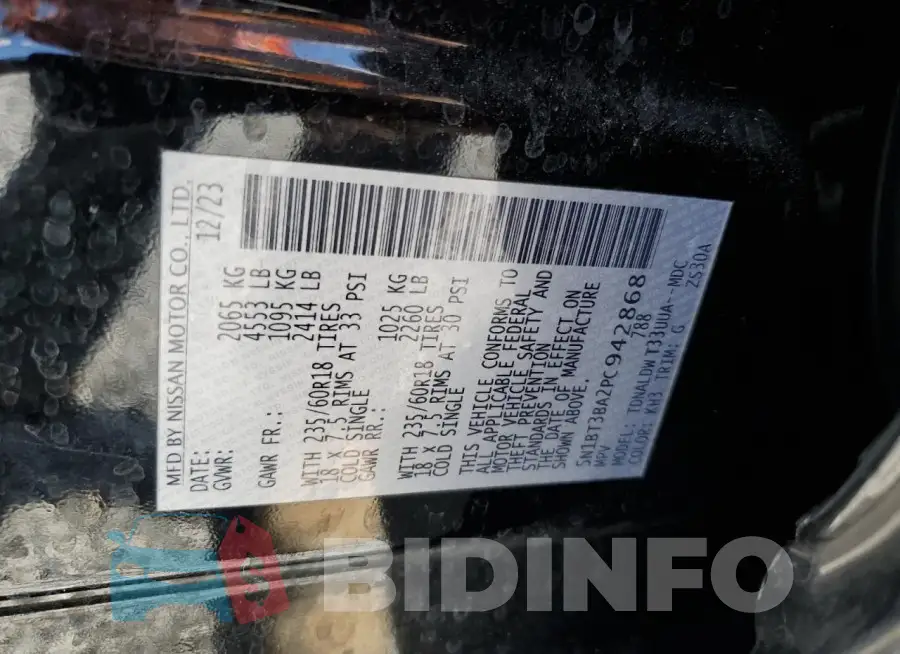 5N1BT3BA2PC942868 Photo# 14