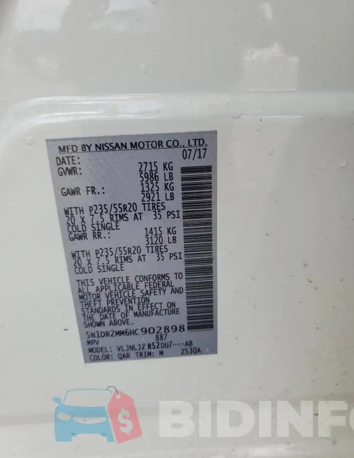 5N1DR2MM6HC902898 Photo# 13