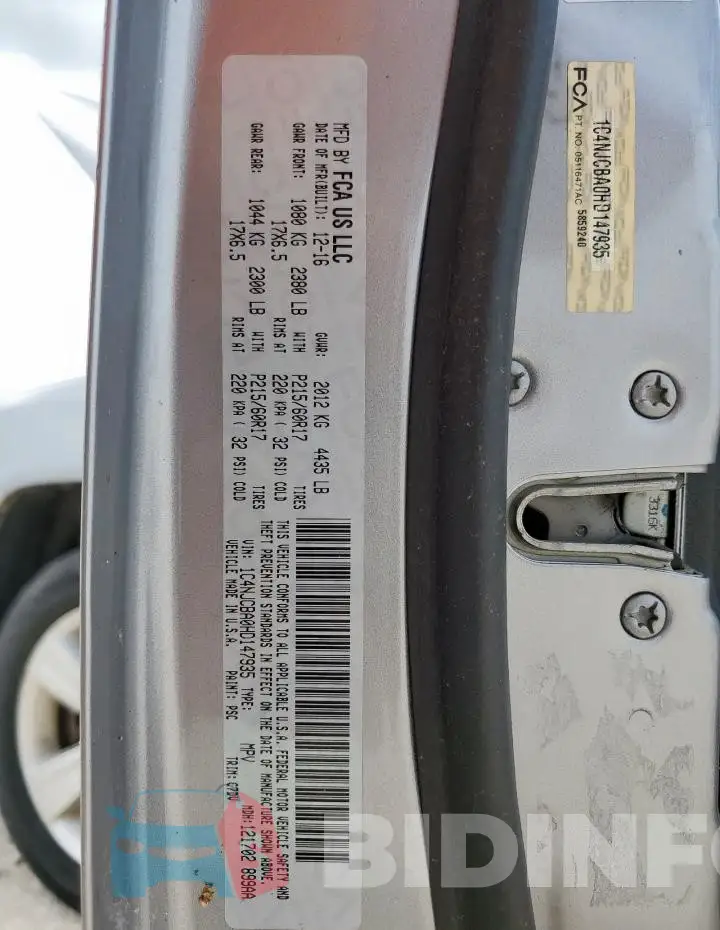 1C4NJCBA0HD147935 Photo# 13