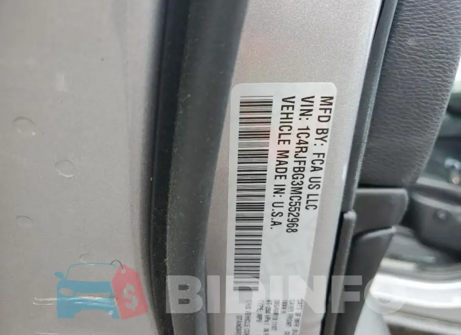 1C4RJFBG3MC552968 Photo# 13