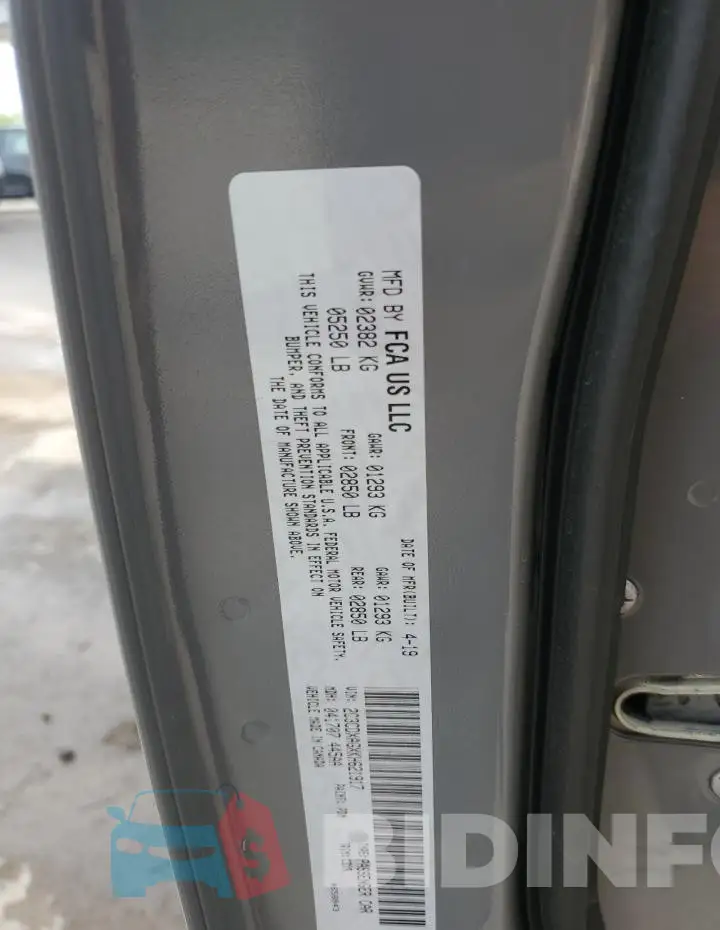 2C3CDXAGXKH621917 Photo# 13