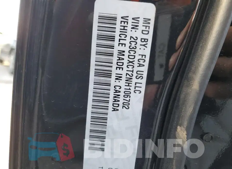 2C3CDXCT2NH106702 Photo# 12