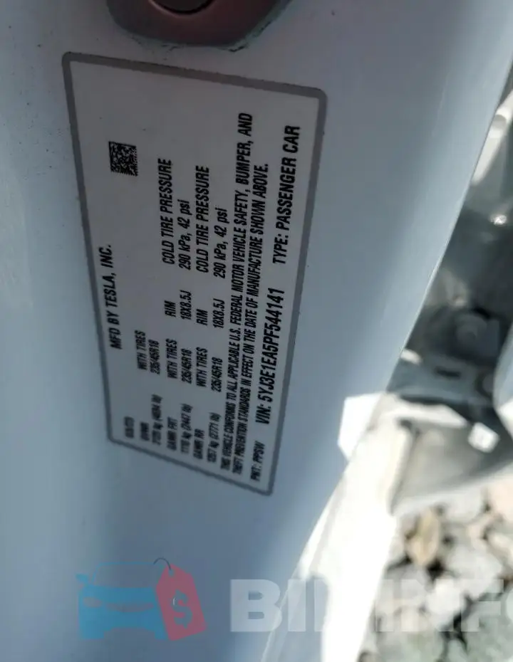 5YJ3E1EA5PF544141 Photo# 13