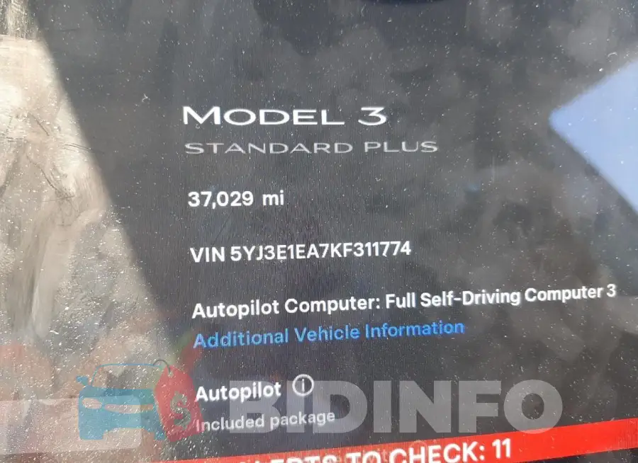 5YJ3E1EA7KF311774 Photo# 9
