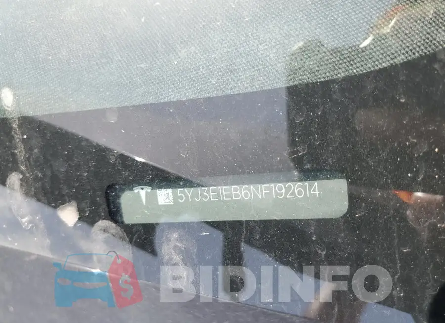 5YJ3E1EB6NF192614 Photo# 12