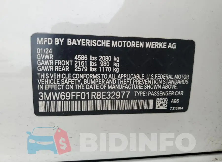 3MW69FF01R8E32977 Photo# 13