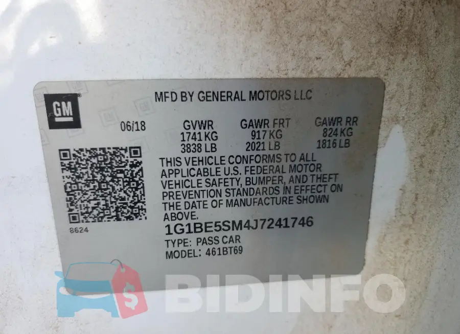 1G1BE5SM4J7241746 Photo# 12