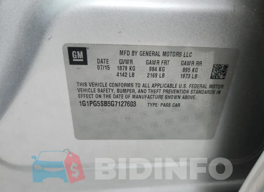 1G1PG5SB5G7127603 Photo# 12