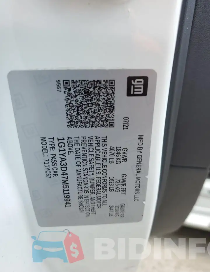 1G1YA3D47M5119941 Photo# 12