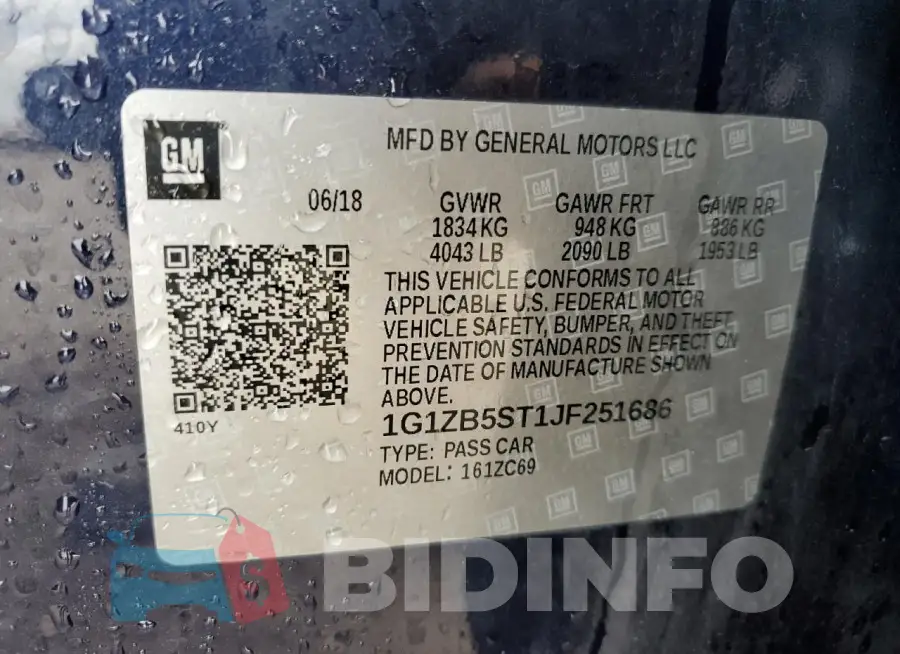 1G1ZB5ST1JF251686 Photo# 13